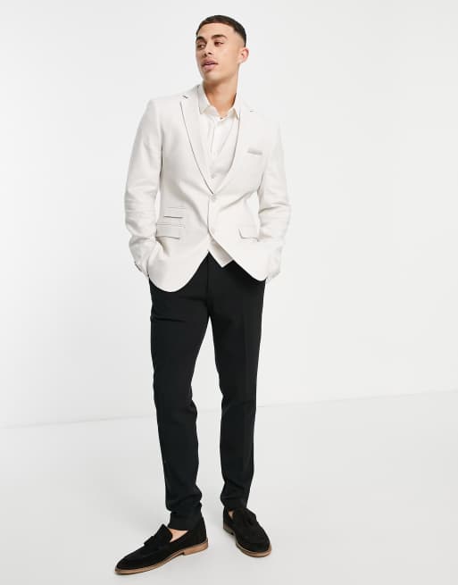 French connection linen suit hot sale