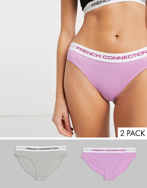 French Connection logo 2 pack briefs