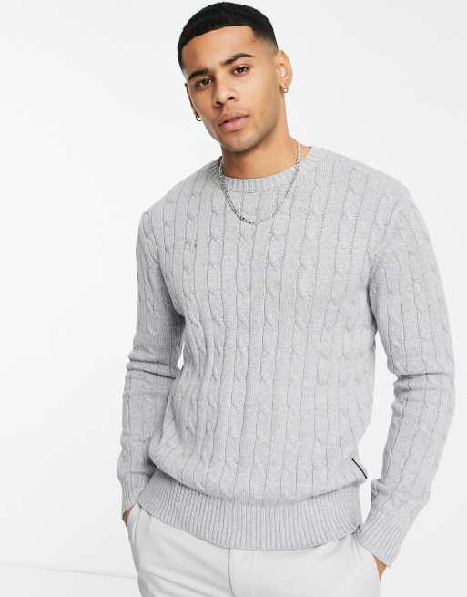 French connection clearance cable knit jumper