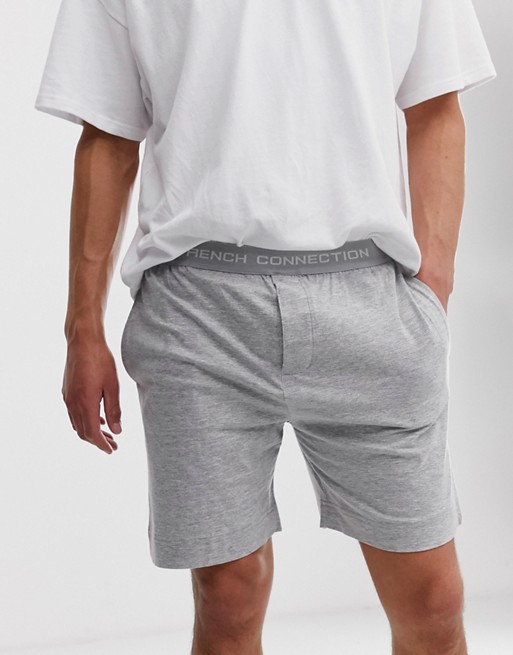 French Connection logo waistband shorts
