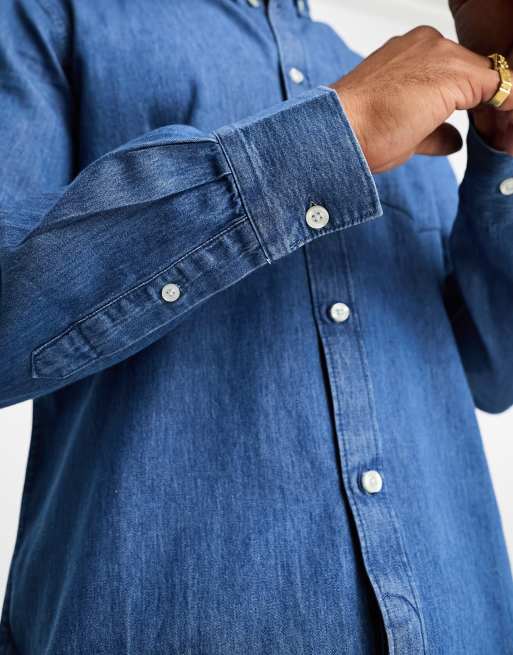 T-shirt Homme French Connection - Bleu, Col Rond, Manches Courtes - Taille XL (60% Coton / 40% Polyester)