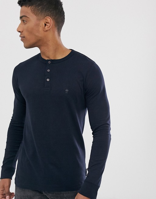 French Connection long sleeve grandad neck long sleeve top