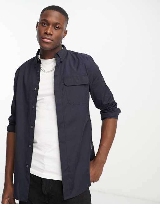 Polo Ralph Lauren Twill Utility Overshirt, Collection Navy, Large :  : Clothing, Shoes & Accessories