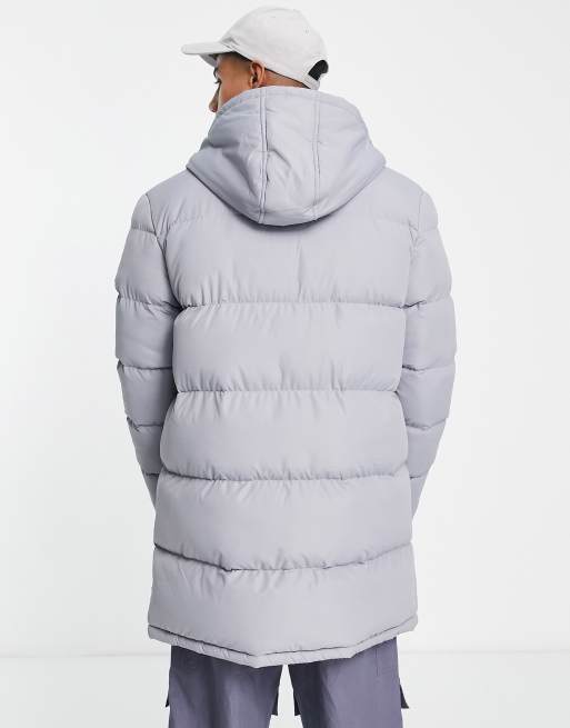 French connection longline 2024 padded hooded parka