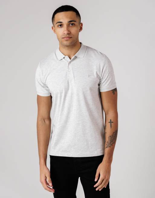 French Connection - Lot de 3 polos à manches courtes en coton - Bleu, 2 de 4