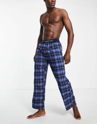 French Connection French Connection lounge pant in blue check