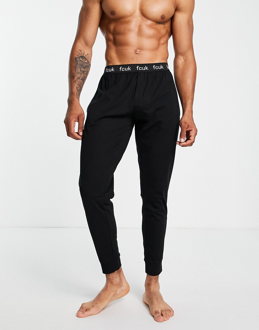 French Connection lounge pants in black