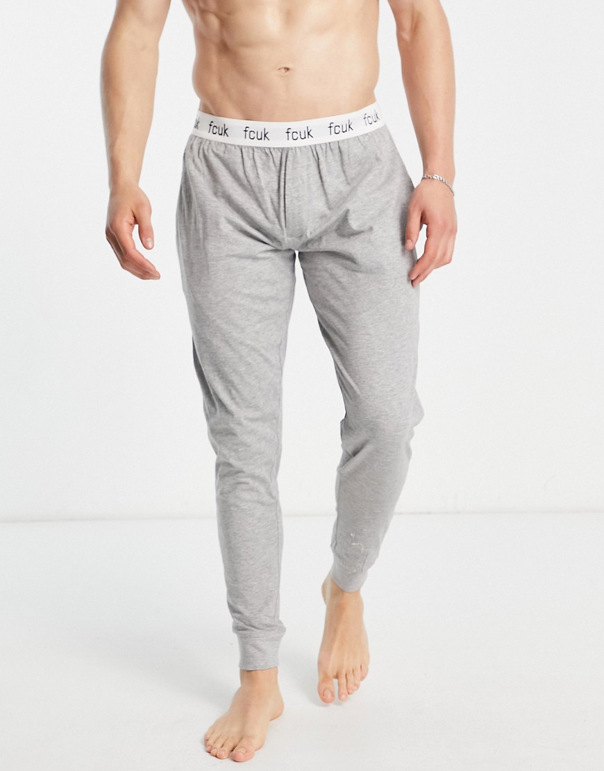 French Connection Lounge Pants In Light Gray