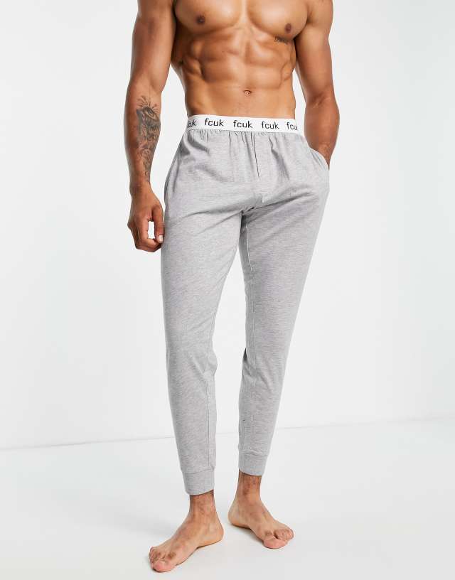 French Connection lounge pants in light gray