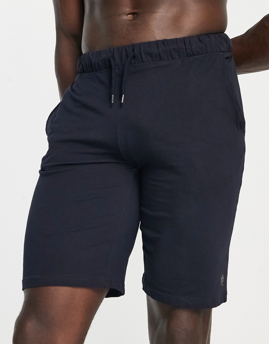 French Connection Lounge Short In Navy