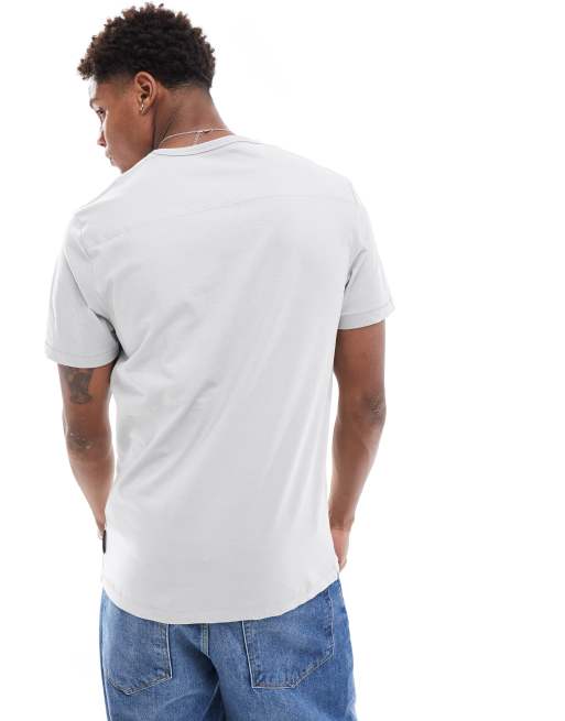 French Connection - Lysegrå T-shirt med rund hals