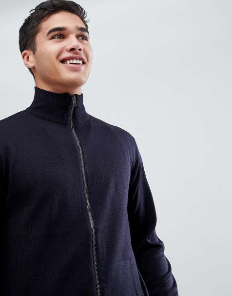 French Connection - Maglione lavorato a maglia fine con collo a imbuto e zip - view 1
