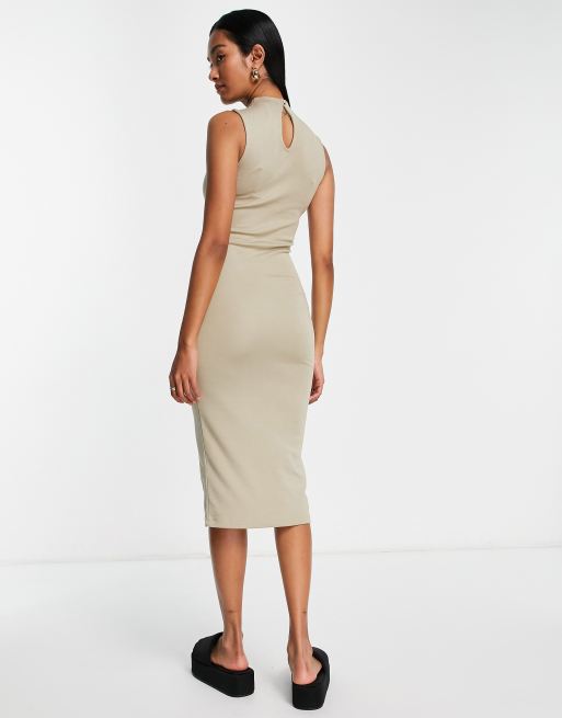 french connection beige dress French Connection