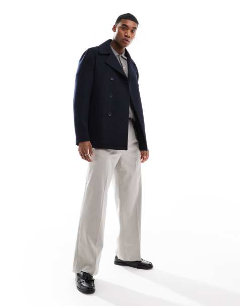 French Connection - Manteau à double boutonnage - Bleu marine - view 1
