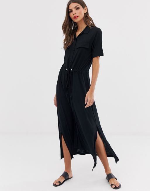 French connection shop black shirt dress