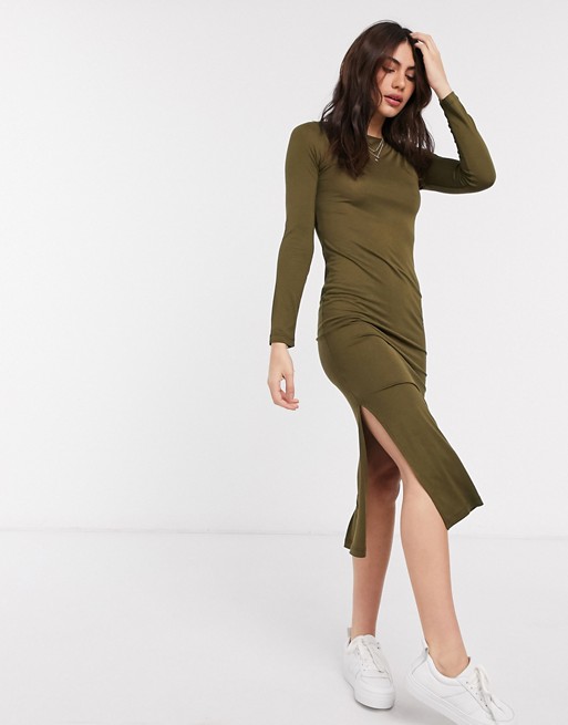 French Connection midi dress in green