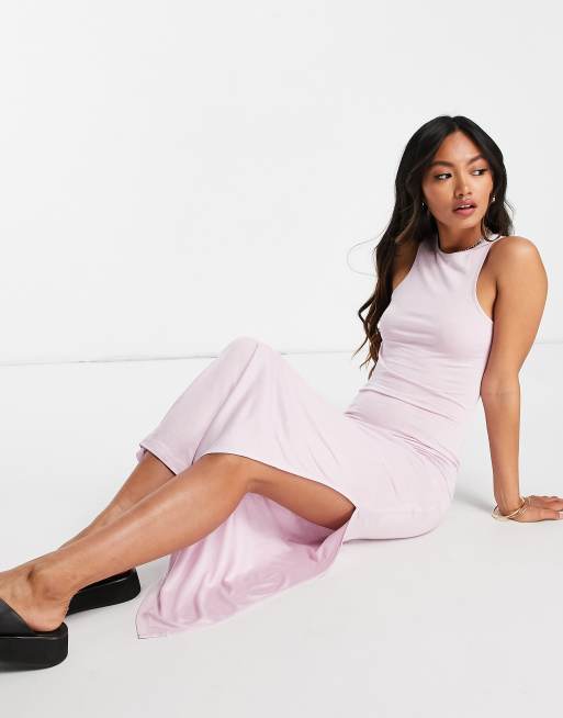 French Connection - Midi-jurk van jersey met racer back in lila