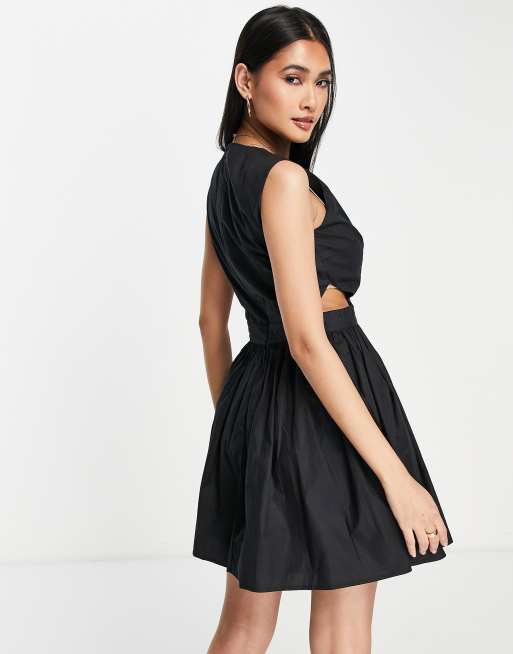 French Connection mini dress with cut out waist ASOS