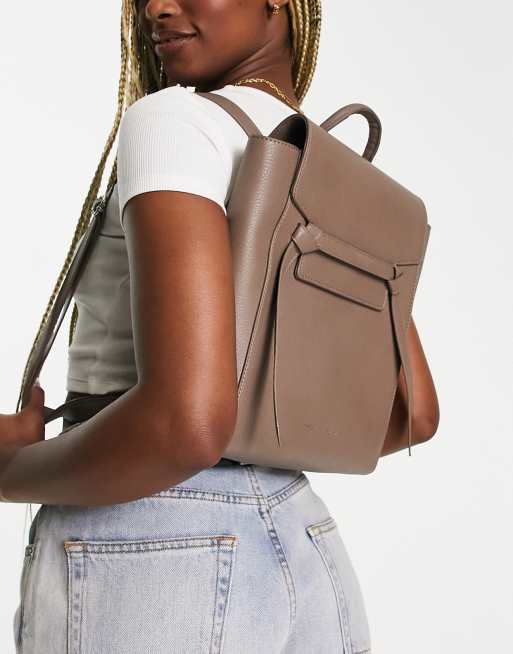 French Connection minimal backpack in grey | ASOS