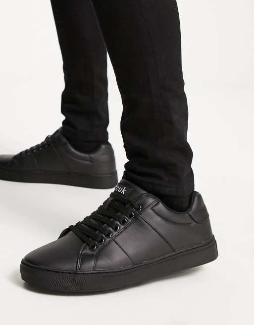 Minimal hot sale leather sneakers