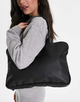 French Connection Minimal Weekend Bag In Black