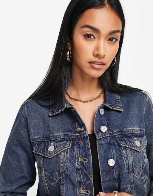 French connection denim jacket top