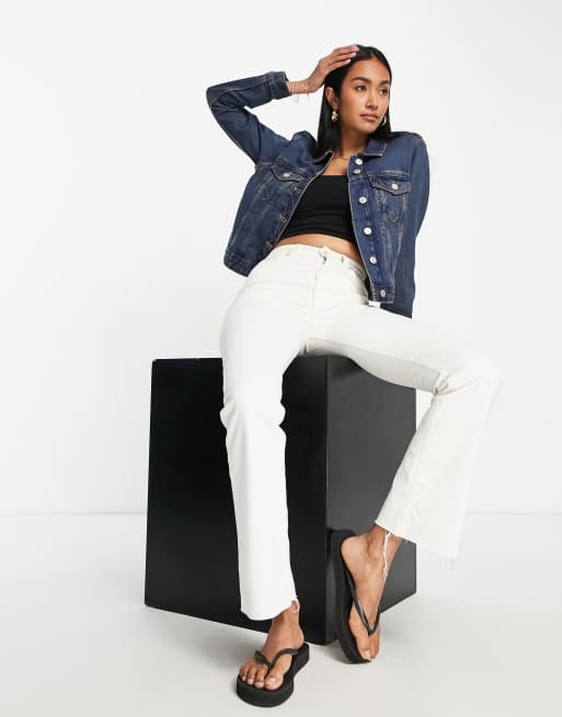 French Connection miro denim jacket in washed vintage indigo ASOS