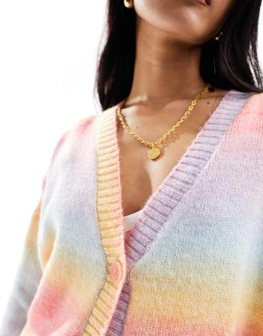 French Connection multicoloured cardigan in ombre