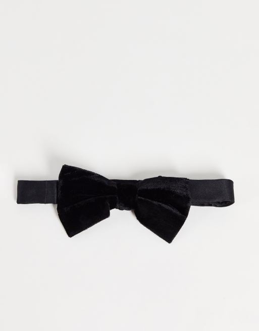 French Connection - Nœud papillon en velours - Noir, 2 de 4