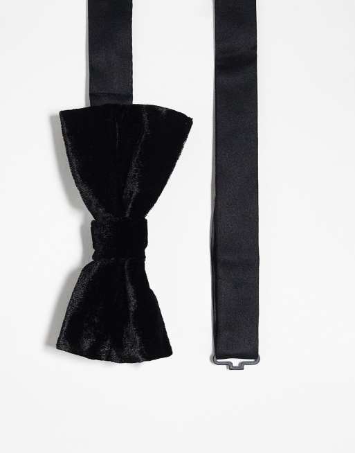 French Connection - Nœud papillon en velours - Noir | ASOS