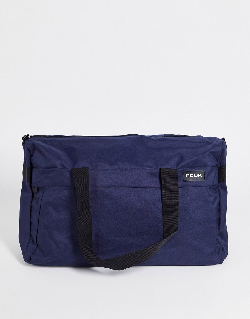 French Connection nylon backpack in navy