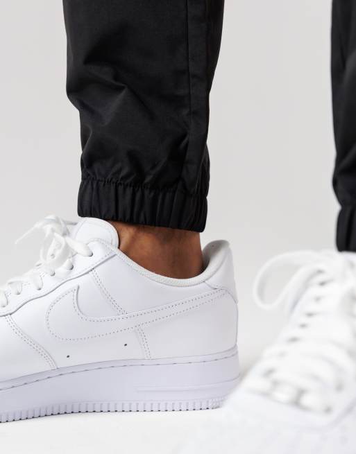 French Connection Nylon tech cuffed trousers in black, 4 of 4