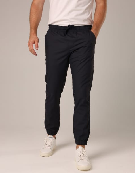 French Connection Nylon tech cuffed trousers in navy - view 1