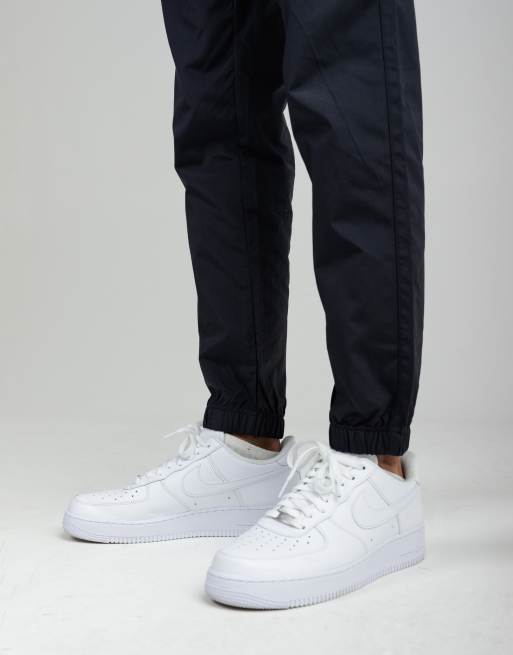 French Connection Nylon tech cuffed trousers in navy, 4 of 4