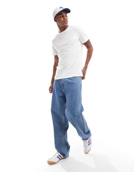 French Connection - Offwhite T-shirt med rund hals