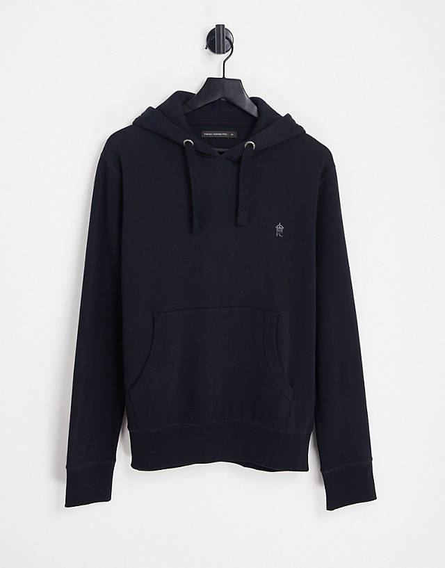 French Connection - overhead hoodie in navy