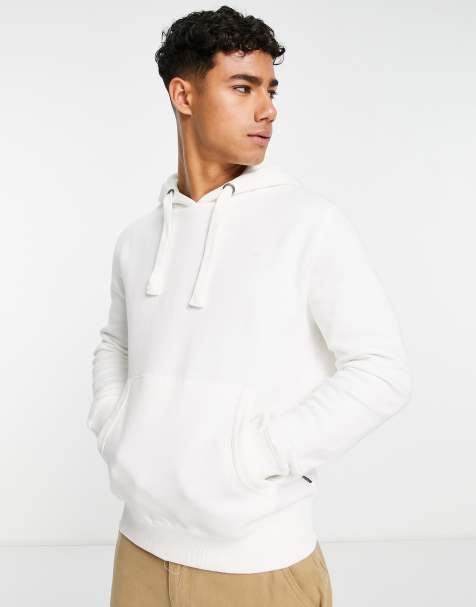 French Connection overhead hoodie in white - view 1