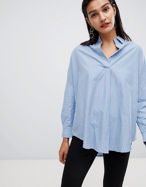 French Connection Oversized Striped Shirt | ASOS