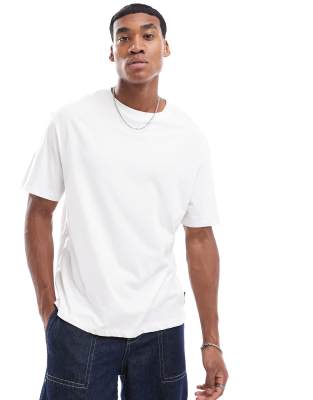 French Connection Mens French Connection oversized t-shirt in white