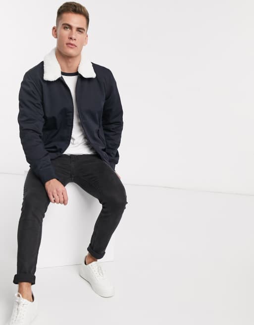 Padded best sale harrington jacket