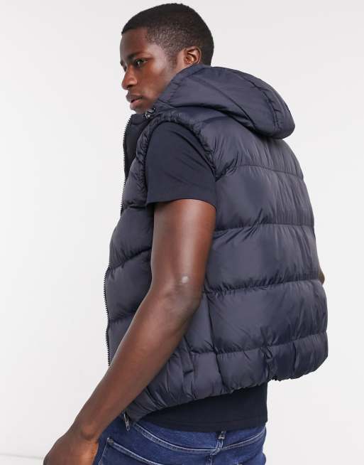 French Connection padded hooded gilet