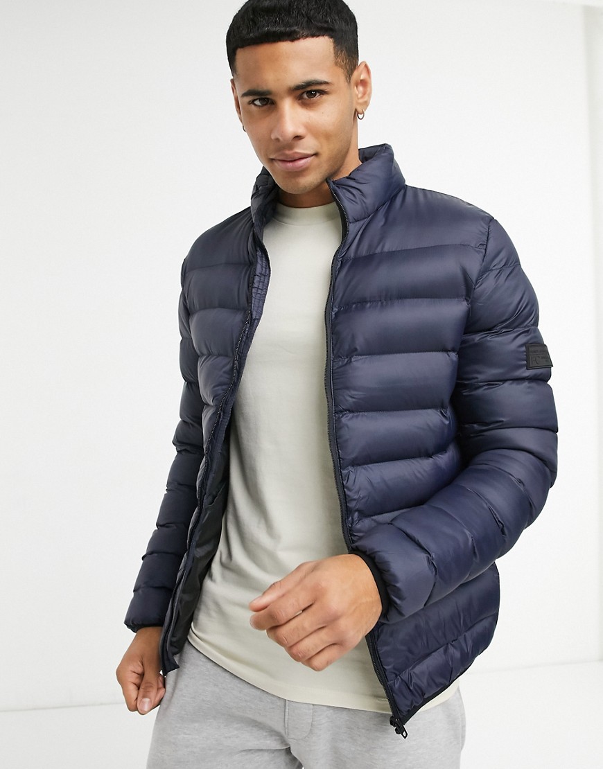 French Connection padded jacket in navy