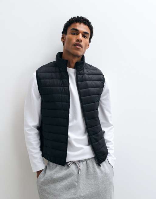 French Connection padded lightweight gilet in black, 2 of 5