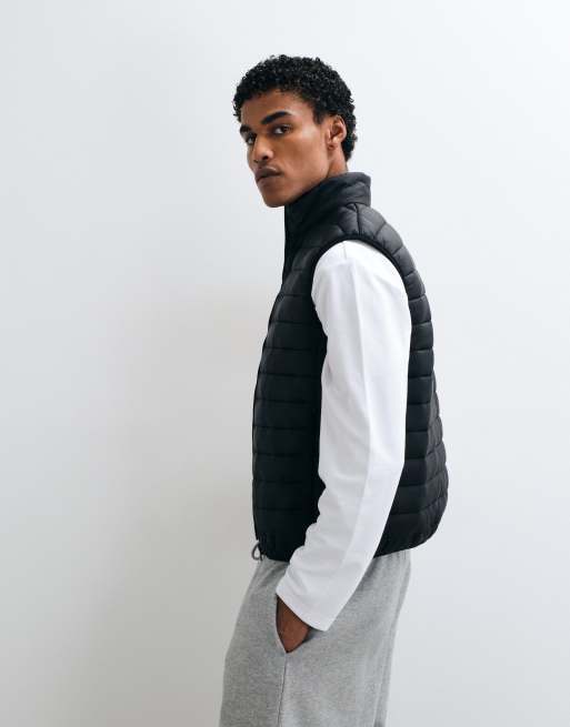 French Connection padded lightweight gilet in black, 5 of 5
