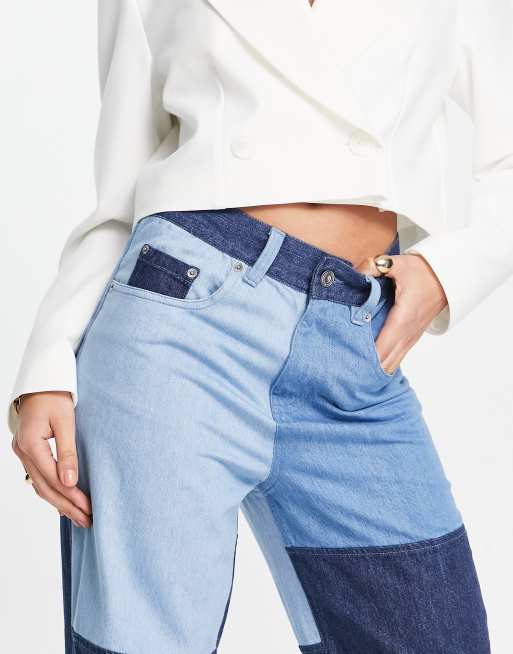 Pacsun patch store blue mom jeans