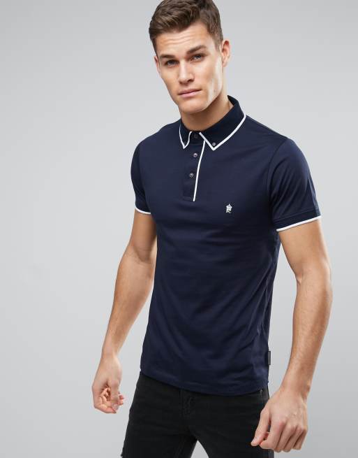 French Connection Piping Polo Shirt | ASOS