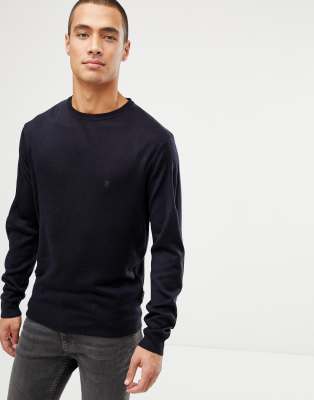 crew neck knit sweater