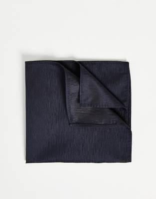 French Connection French Connection plain pocket square in navy