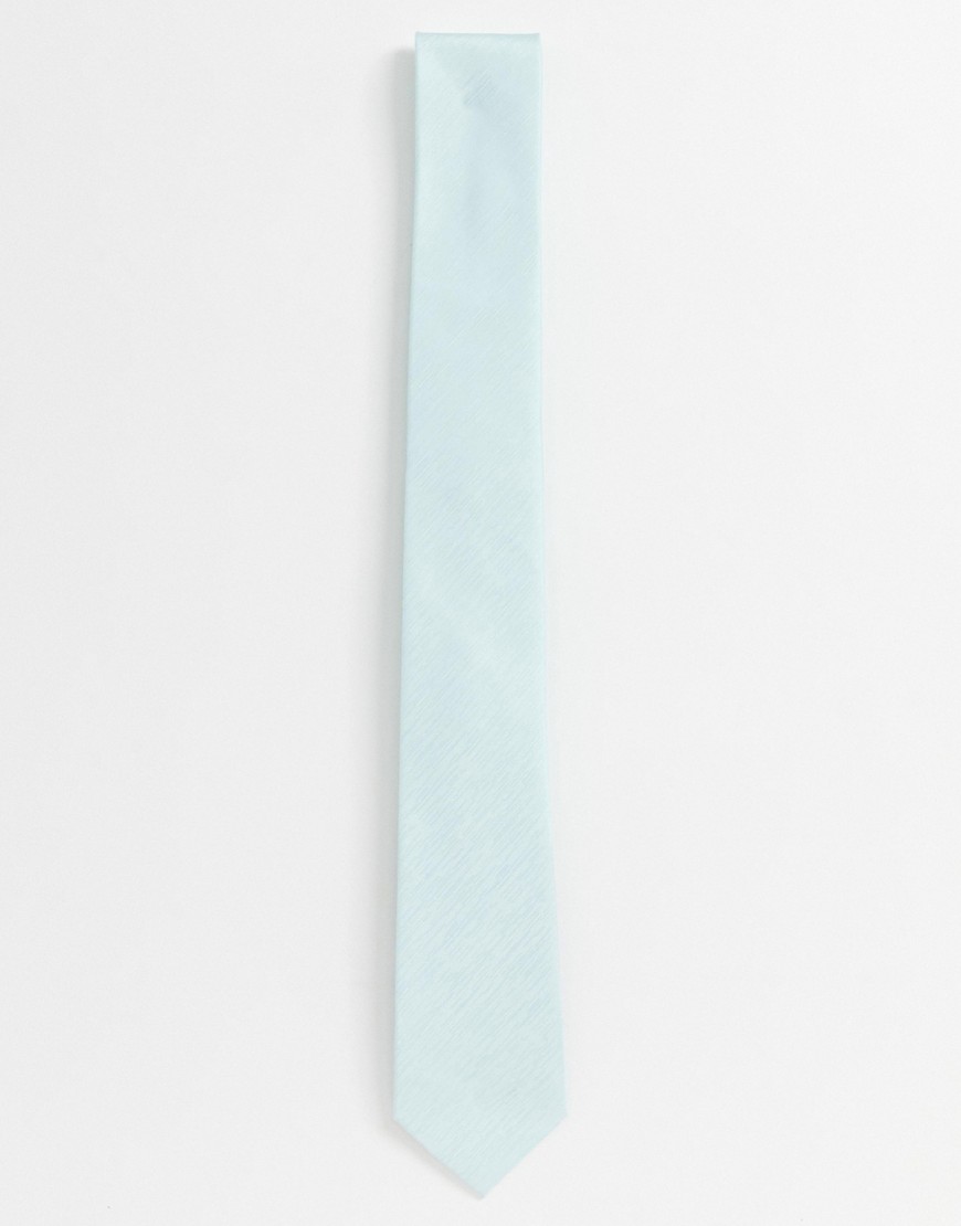 French Connection plain tie-Green