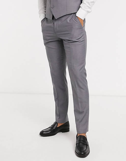 French Connection plain trousers in slim fit